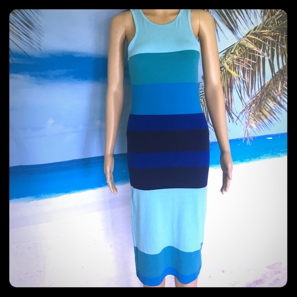 Express color block dress size medium